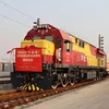 A train runs from China through Laos to Thailand in 2023. (File photo: chinadaily.com.cn)
