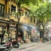 Shops selling oriental medicine on Lan Ong street. (Photo: VietnamPlus)