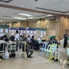 A polling station for the district-level Senate election in Huai district of Bangkok, Thailand. (Photo: VNA)