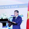 Vice Chairman of the HCM City People’s Committee Nguyen Van Dung speaks at the ceremony on June 18. (Photo: VNA)