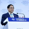 PM Pham Minh Chinh speaks at the plenary session of the annual meeting of the New Champions of the World Economic Forum (WEF) in Dalian, China, on June 25. (Photo: VNA)