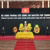 The body of Party General Secretary Nguyen Phu Trong is laid in state at the National Funeral Hall in Hanoi. (Photo: VNA)