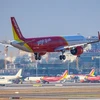 An aircraft of Vietjet (Photo: VNA)