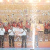 Vietnam win International Women's Volleyball Cup - VTV Ferrolli Cup 2023 title. (Photo: CafeF)