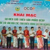 The opening ceremony of the fair at Long Bien Park of Hanoi on August 22 (Photo: VNA)