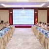 The talks between the Vietnam Coast Guard and the China Coast Guard in Hanoi on August 27 (Photo: VNA)