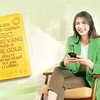 Vietcombank announced that starting from 10am on August 27, customers of this bank can buy gold via its digital banking app. (Photo: vietcombank.com.vn)