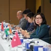 VNA Deputy General Director Doan Thi Tuyet Nhung attends the 53rd meeting of the OANA Executive Board in Moscow on September 15. (Photo: VNA)