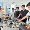 Students in a practice session at the Saigon Hi-tech Park Training Centre of Ho Chi Minh City (Illustrative photo: VNA)