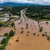 Flooding triggered by downpour following Typhoon Yagi in Chiang Rai province, Thailand, on September 12, 2024 (Photo: Reuters/VNA)