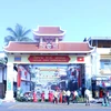 The Thailand-Vietnam Cultural Street Gate on Thamrong Prasit road in Nakhon Phanom province of Thailand (Photo: VNA)