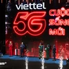 The launch of the 5G network of Viettel on October 15 (Photo: VNA)