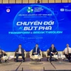 Speakers at the Vietnam Logistics Summit 2024. (Photo: VNS/VNA)