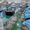 An electronic component production line (Photo: VNA)