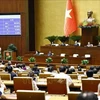 The National Assembly adopts a resolution on the socio-economic development plan for 2025 on November 12. (Photo: VNA)