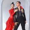 Le couple Pham Trung Hoa -Nguyen My Trang. Photo: thethaovanhoa.vn