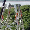 Construction de la ligne de 500 kV - circuit 3 Quang Trach-Pho Noi