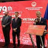 Le président du Sénat tchèque Miloš Vystrčil s'exprime à la cérémonie marquant le 79e anniversaire de la Fête nationale du Vietnam. Photo: VNA