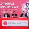 Conférence de presse sur les Championnats du monde de teqball 2024. Photo: comité d'organisation