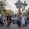 Festival callejero en el marco del Foro Mundial del Agua en Bali, Indonesia. (Fuente:AFP/VNA)