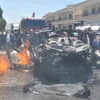 Vehículo destruido tras un ataque aéreo israelí en Al-Khyara, Líbano. (Fuente:Xinhua/VNA)
