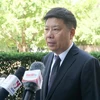 El profesor Xu Liping, director del Centro de Investigación del Sudeste Asiático del Instituto de Estudio de Estrategias Globales y Asia - Pacífico (CASS), de la Academia de Ciencias Sociales de China, en la entrevista. (Fuente:VNA)