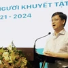 El vicepresidente permanente del Comité Popular de Thua Thien-Hue, Nguyen Thanh Binh, habla en el evento. (Fuente:VNA)