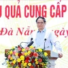 El primer ministro vietnamita, Pham Minh Chinh, habla en el evento. (Fuente:VNA)