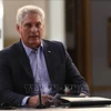 El primer secretario del Partido Comunista de Cuba y presidente del país caribeño, Miguel Díaz-Canel Bermúdez. (Fuente: AFP/VNA)