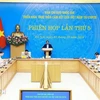 El primer ministro vietnamita, Pham Minh Chinh, habla en el evento. (Fuente:VNA)