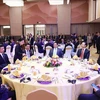 El primer ministro de Vietnam, Pham Minh Chinh, y sus homólogos de Laos, Sonexay Siphandone, y de Camboya, Samdech Thipadei Hun Manet, sostuvieron un desayuno especial con representantes del Consejo Asesor Empresarial de la ASEAN (ASEAN BAC). (Fuente: VNA)