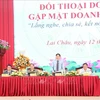 El Comité Popular de la provincia norvietnamita de Lai Chau realizó recientemente una conferencia de diálogo empresarial en 2024 (Fuente: VNA)