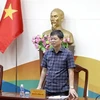 Nguyen Hong Hai, vicepresidente del Comité Popular de la provincia de Binh Thuan, habla en el evento. (Fuente: VNA)