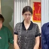 Los arrestados incluyen (de izquierda a derecha): el cantante Nguyen Trung Hieu; la modelo y actriz española Andrea Aybar y la tiktoker Nguyen Do Truc Phuong. (Fuente: VNA)