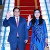 El primer ministro Pham Minh Chinh y su esposa partieron de Hanoi para asistir a la Cumbre del G20 en Brasil y visitar oficialmente la República Dominicana el 16 de noviembre. *Fuente VNA(