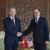 El secretario general del Partido Comunista de Vietnam, To Lam, sostuvo conversaciones con el primer ministro de Malasia, Anwar Ibrahim. (Fuente: VNA)