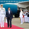 越南政府总理范明政与夫人开始对韩国进行正式访问