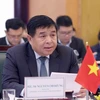 El ministro vietnamita de Planificación e Inversiones, Nguyen Chi Dung, habla en la reunión para lanzar la primera fase de la iniciativa conjunta Vietnam-Japón en la nueva era. (Foto: Vietnam+)