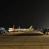 Aviones de aerolíneas en el aeropuerto internacional de Noi Bai. (Foto: Vietnam+)