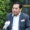 Vanxay Tavinyan, vicepresidente de la Comisión de Propaganda y Educación del Comité Central del Partido Popular Revolucionario de Laos y editor en jefe del periódico Pasaxon, durante una entrevista concedida a la Agencia Vietnamita de Noticias (Fuente: VNA)