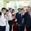 El presidente To Lam visita la empresa Metfone, empresa conjunta entre el Grupo Militar de Industria y Telecomunicaciones Viettel y socios camboyanos. (Fuente: VNA)