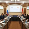 Durante la sesión de trabajo entre la delegación de la Embajada de Vietnam en Rusia y autoridades del óblast de Vladímir (Fuente: VNA)