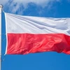 波兰国旗。图自越通社