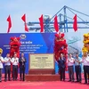 海防国际门户港3号、4号码头建设竣工挂牌仪式。图自https://baoxaydung.com.vn/