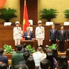 苏林同志当选越南社会主义共和国主席。图自越通社