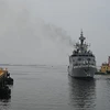  印度海军“东方舰队”抵达马尼拉。图自ANI