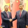 Le secrétaire général du PCV et président To Lam et son homologue chinois Xi Jinping. Photo: VNA