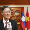 Phan Minh Chien, chargé d'affaires de l'ambassade du Vietnam au Laos. Photo: VNA