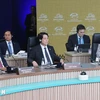 Le président vietnamien Luong Cuong (centre) au 31e Sommet de l'APEC. Photo: VNA