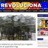 La version web de la chaîne d'État Venezolana de Televisión (VTV) a apprécié la solidarité du peuple vietnamien, affirmant que cet esprit aiderait le pays à surmonter rapidement ses pertes. Photo : capture de l'écran